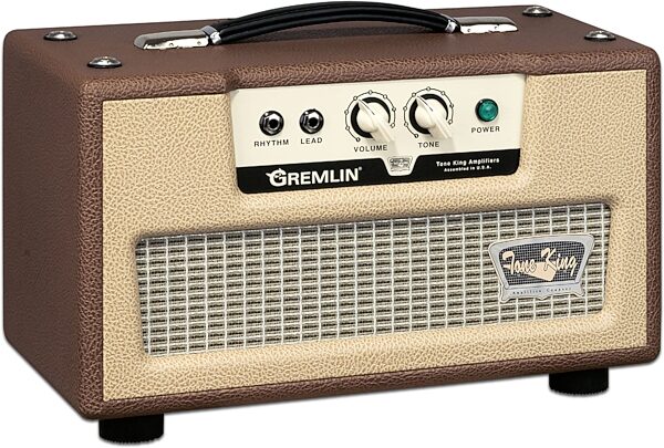 Tone King Gremlin Guitar Amplifier Head (5 Watts), Brown and Beige, Action Position Back