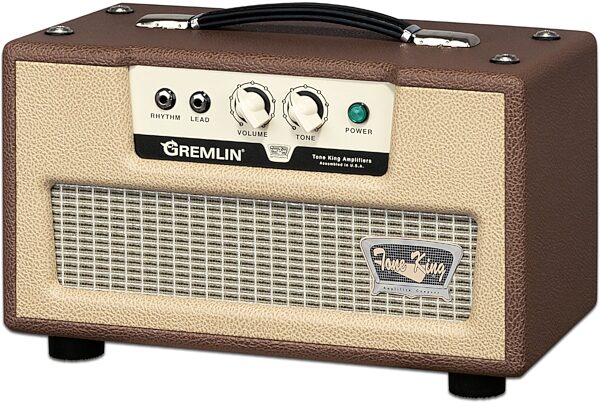 Tone King Gremlin Guitar Amplifier Head (5 Watts), Brown and Beige, Blemished, Action Position Back