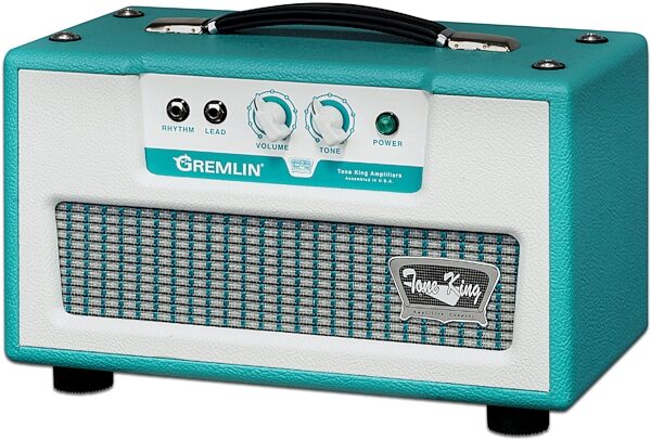 Tone King Gremlin Guitar Amplifier Head (5 Watts), Turquoise, Warehouse Resealed, Action Position Back