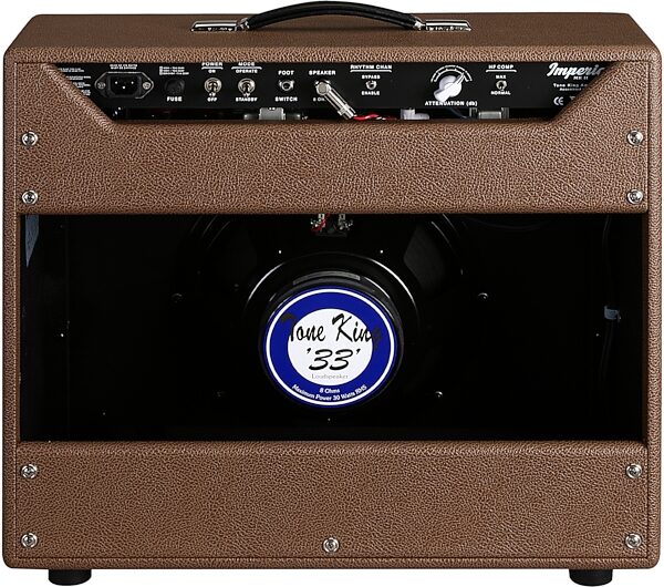 Tone King Imperial MkII Guitar Combo Amplifier (20 Watts, 1x12"), Brown, Warehouse Resealed, Action Position Back