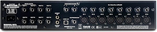 Line 6 TonePort UX8 USB 2.0 Computer Recording Interface, Rear