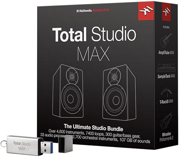 IK Multimedia Total Studio MAX Software Bundle, Angle