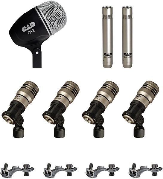CAD Audio TOURING7 7-Microphone Drum Package, Pack