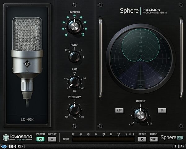 Universal Audio Townsend Labs Sphere L22 Microphone Modeling System, Sphere Software