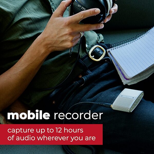 Tula Compact USB Condenser Microphone and Mobile Recorder, In Use