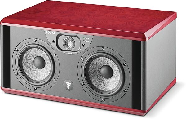 Focal Twin6 Powered Studio Monitor, Red, Single Speaker, Action Position Front