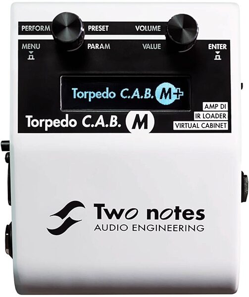 Two Notes Torpedo C.A.B. M Cabinet Simulator Direct Input Box, New, Action Position Front