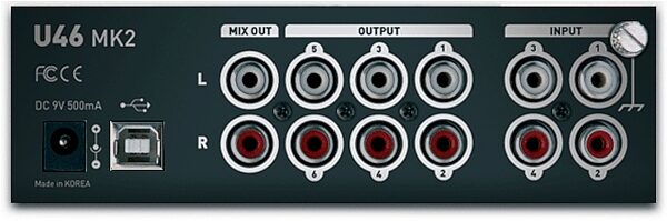MixVibes U46MK2 USB Audio Interface, Back