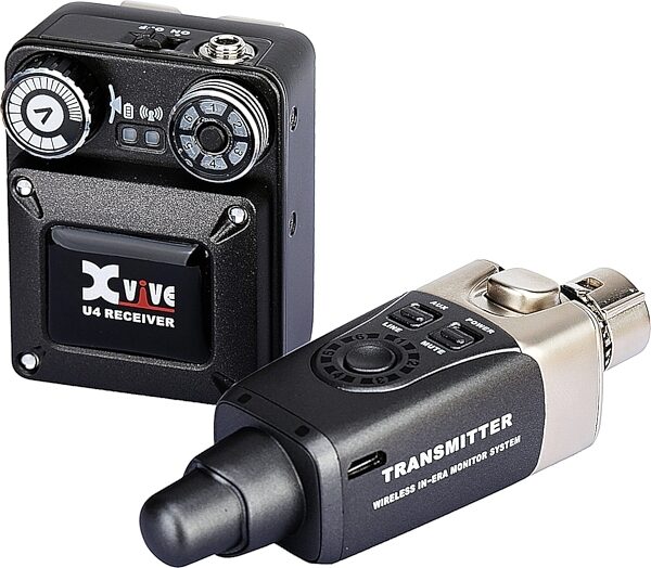 Xvive U4 Digital Wireless IEM System with ASI 3DME Earphones Bundle, New, U4 Set