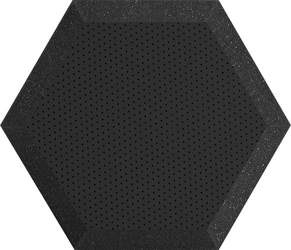 Ultimate Acoustics Hexagonal Foam Wall Panel (Pair), Black