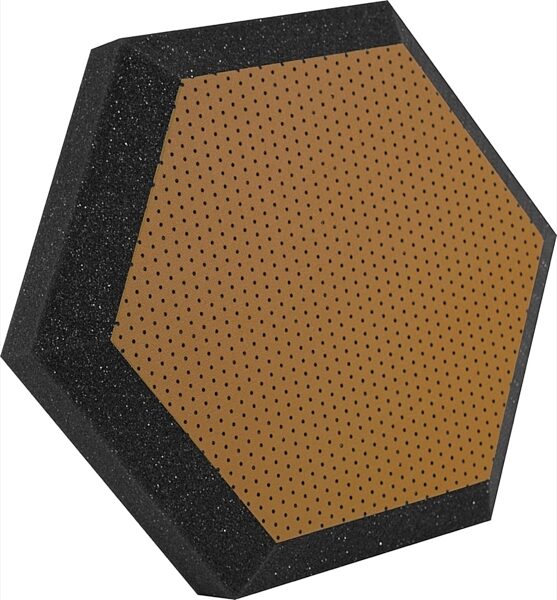 Ultimate Acoustics Hexagonal Foam Wall Panel (Pair), Bronze 1