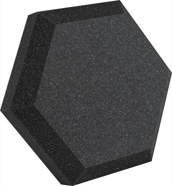 Ultimate Acoustics Hexagonal Foam Wall Panel (Pair), Charcoal 1
