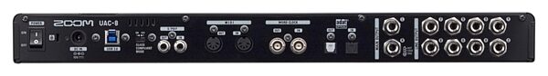 Zoom UAC-8 USB Audio Interface, Rear
