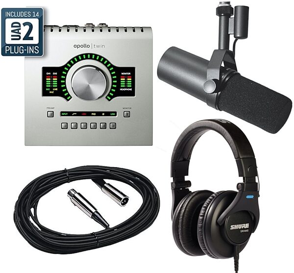 Universal Audio Apollo Twin USB + Shure SM7B Bundle (for Windows), Main