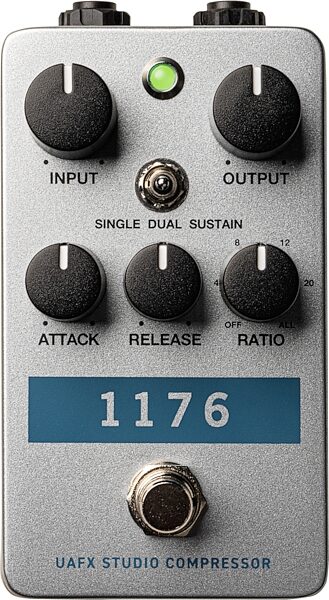 Universal Audio 1176 Compressor Limiter Pedal, New, Action Position Back