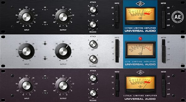 Universal Audio UAD 1176 Classic Limiter Collection Plug-in Software, Digital Download, Action Position Back