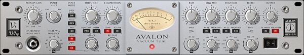 Universal Audio UAD Avalon VT-737 Channel Strip Plug-in Software, Digital Download, Action Position Front