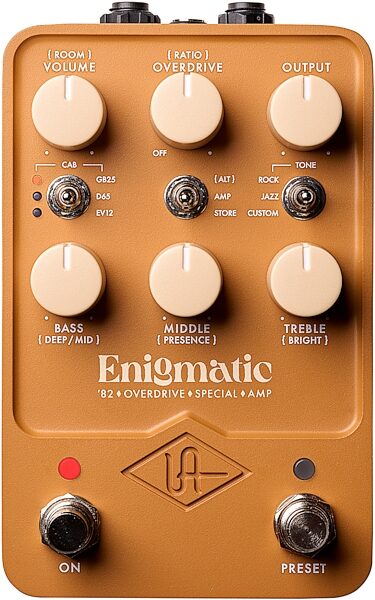 Universal Audio Enigmatic '82 OD Special Amp Modeler Pedal, New, Action Position Back