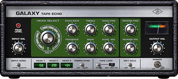 Universal Audio UAD Galaxy Tape Echo Plug-in Software, Digital Download, Action Position Back