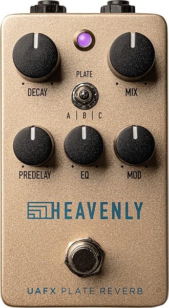 Universal Audio Heavenly Plate Reverb Pedal, New, Action Position Back