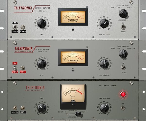 Universal Audio UAD Teletronix LA-2A Leveler Collection Plug-in Software, Digital Download, Action Position Back