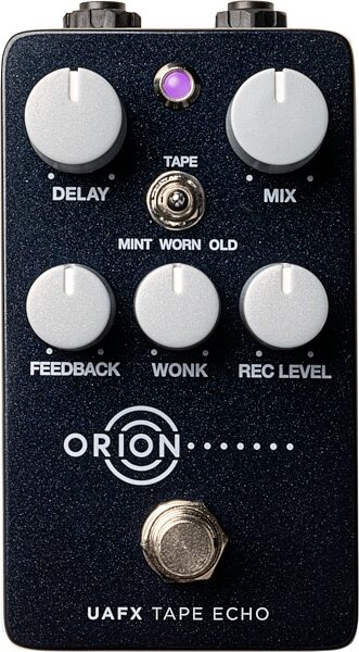 Universal Audio Orion Tape Echo Delay Pedal, New, Action Position Back