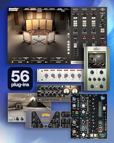 Universal Audio Signature Edition Bundle V2 Software, Digital Download, Action Position Back
