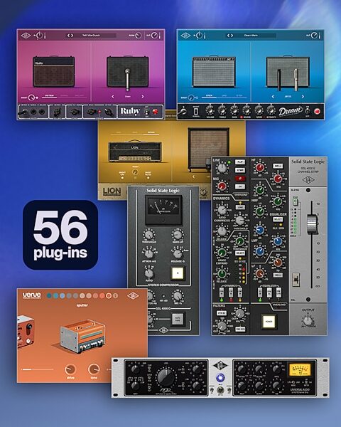 Universal Audio Signature Edition Bundle V2 Software, Digital Download, Action Position Back