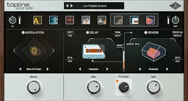 Universal Audio Topline Vocal Suite Software, Digital Download, Action Position Back