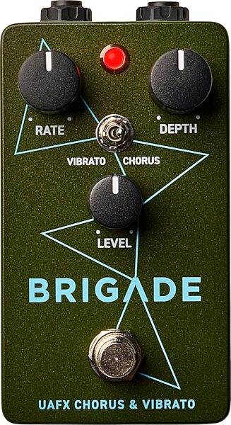 Universal Audio Brigade Chorus and Vibrato Pedal, New, Action Position Back