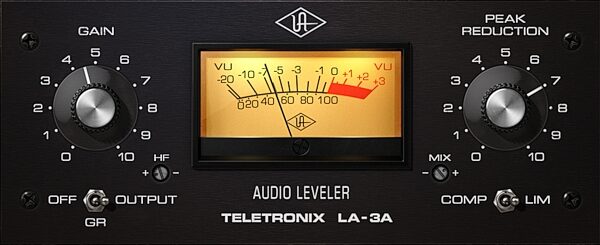 Universal Audio UAD Teletronix LA-3A Audio Leveler Plug-in Software, Digital Download, Action Position Back