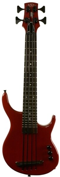 Kala U-BASS 4FS Electric Bass (with Bag), Skyline Red
