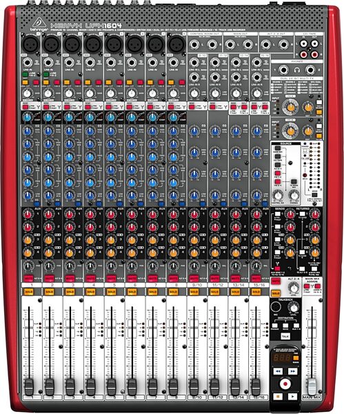Behringer UFX1604 Digital Mixer with FireWire Interface, 16-Channel, Front