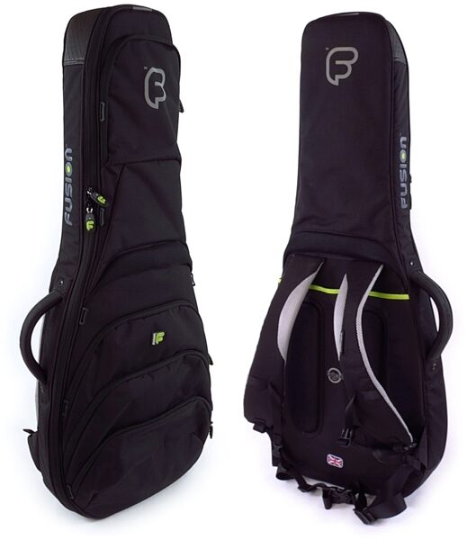 Fusion Urban Electric Bass Guitar Bag, Front and Back