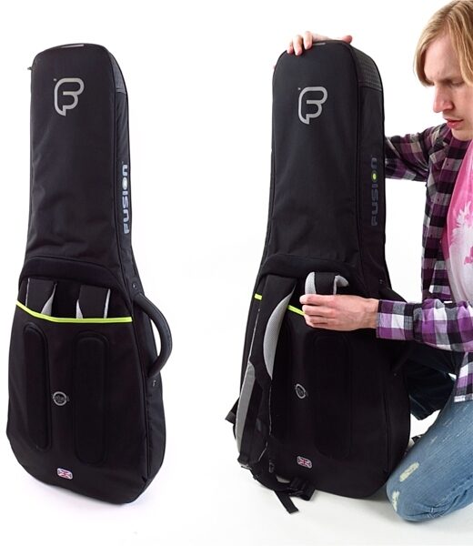 Fusion Urban Electric Bass Guitar Bag, In Use