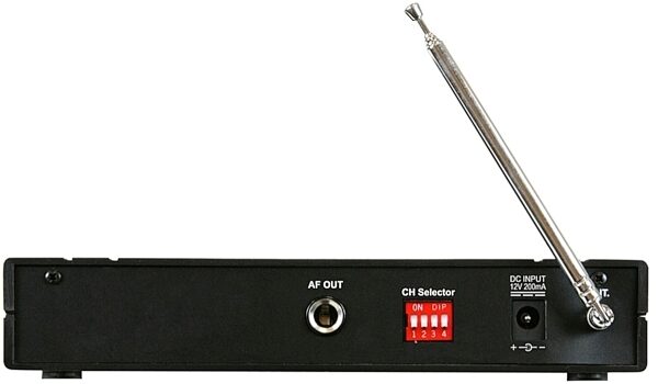 Gemini UHF116M Wireless Handheld Microphone System, Receiver Back