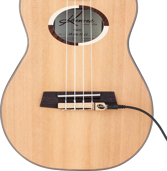 KNA UK-1 Portable Piezo Acoustic Guitar Pickup for Ukulele, New, Action Position Front