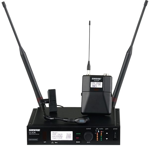 Shure ULXD14/98H Digital Wireless Wind Instrument System, Main
