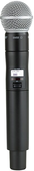 Shure ULXD2/SM58 Handheld Transmitter, G50, Action Position Front