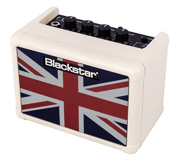 Blackstar FLY 3 Union Jack Mini Guitar Amplifier (3 Watts), Angle