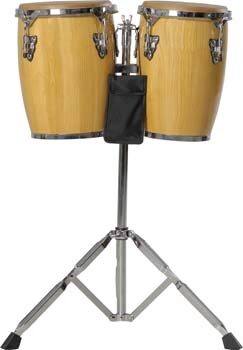 Cannon Percussion Junior Conga Set with Stand, Natural