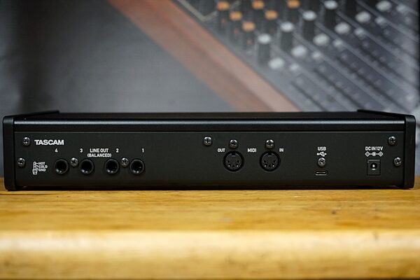 TASCAM US-4X4HR 4x4 USB Audio Interface, New, In Use