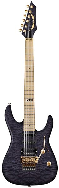 Dean USA Vinman2000 Vinnie Moore Signature Electric Guitar (With Case), Transparent Black