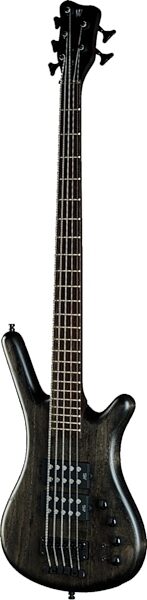 Warwick Corvette DB Double Buck 5 Electric Bass, 5-String (with Bolt-On Neck), Black Oil - Side