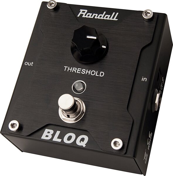 Randall BLOQ Noise Gate Pedal, Angled Front