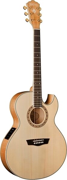 Washburn EA40SCE Cumberland Series Acoustic-Electric Guitar, Side