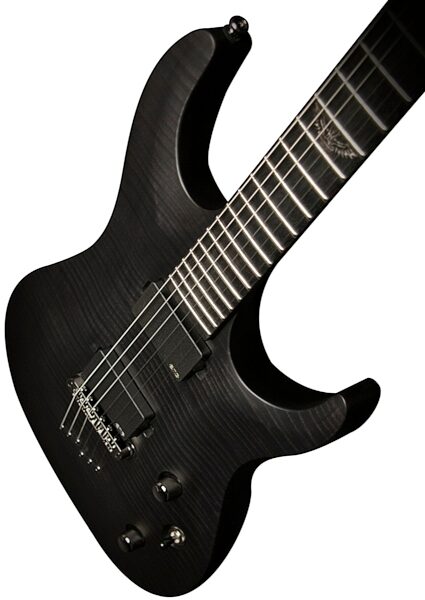 Washburn PXM20EFTBM Parallaxe Electric Guitar, Flame Transparent Black - Closeup