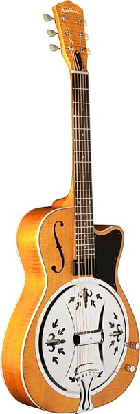 Washburn R60BCE Resonator Guitar, Transparent Honey