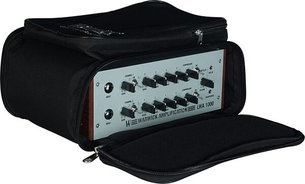Warwick LWA1000 Bass Amplifier Head Bag, In Use 2