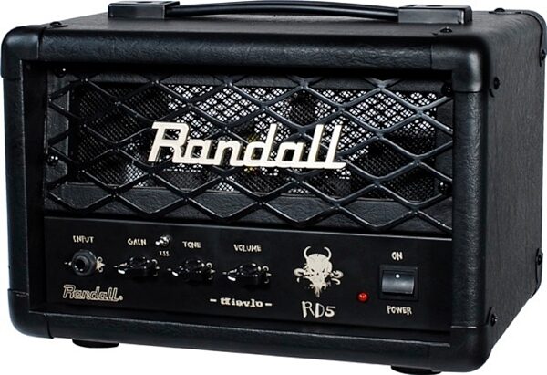 Randall RD5H Diavlo Guitar Amplifier Head (5 Watts), New, Angle